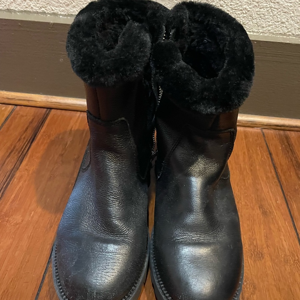 Black boots